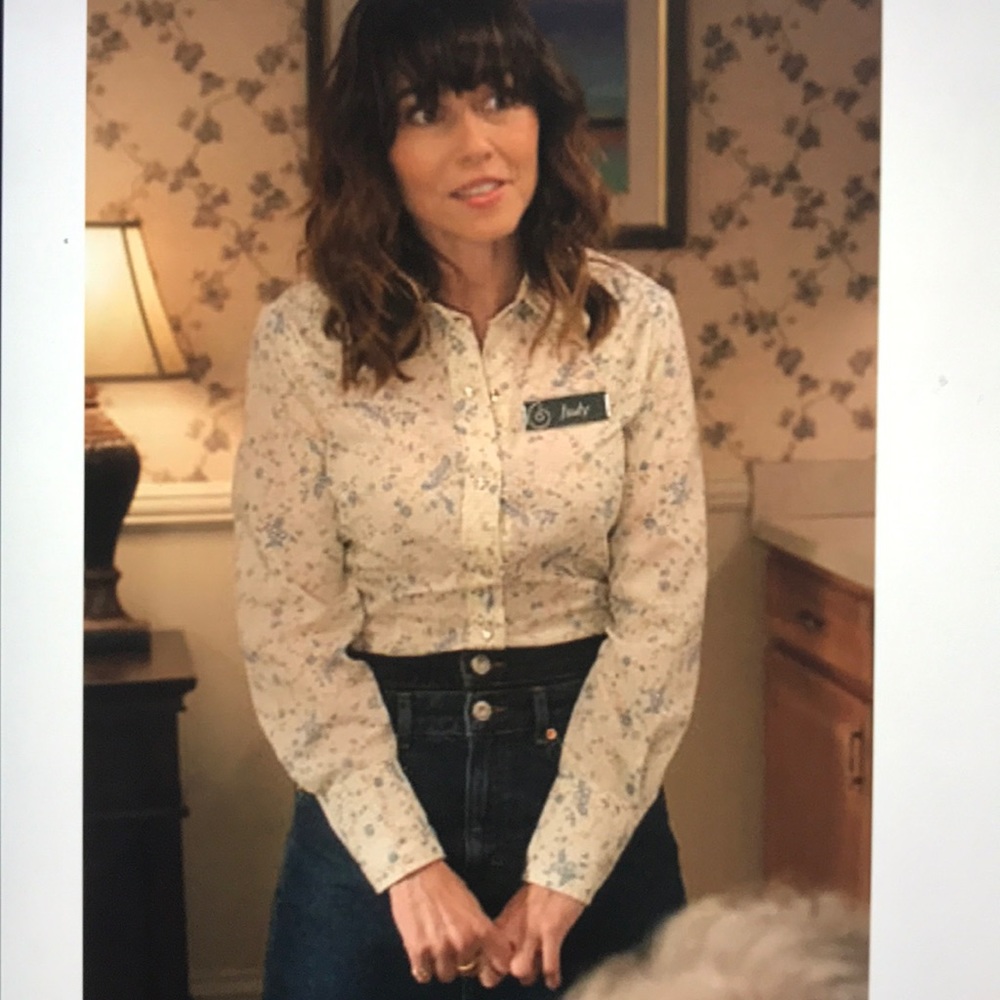 Leona Denim Two Tone skirt by French Connection